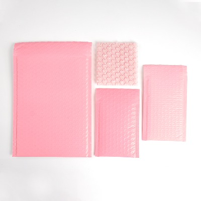 [365일 최저가 뜨개실 공장] 청송뜨개실(T374) 핑크 에어캡 봉투